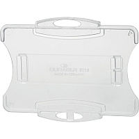 DURABLE 8011/8118 Replacement ID Card Holder Support 3.35" x 2.13" Media - Polystyrene - Clear - 10 / Box (891819)