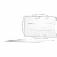 DURABLE 8218/8267 Replacement ID Card Holder Support 3.35" x 2.13" Media - Vertical, Horizontal - Transparent - 10 / Box (891919)