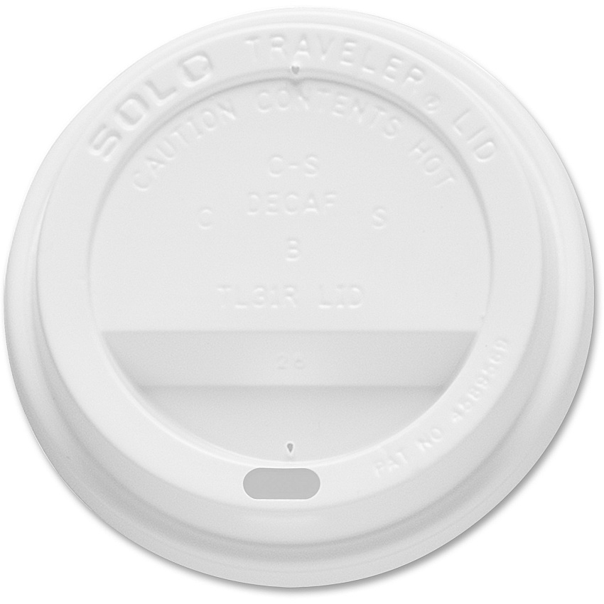 Solo Cup Hot Traveler Cup Lid 10 / Carton - 125 Per Pack - White (TL38R20007)