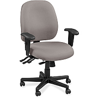 Eurotech Executive Chair Castillo Metal - Vinyl, Fabric - 1 Each (49802071)