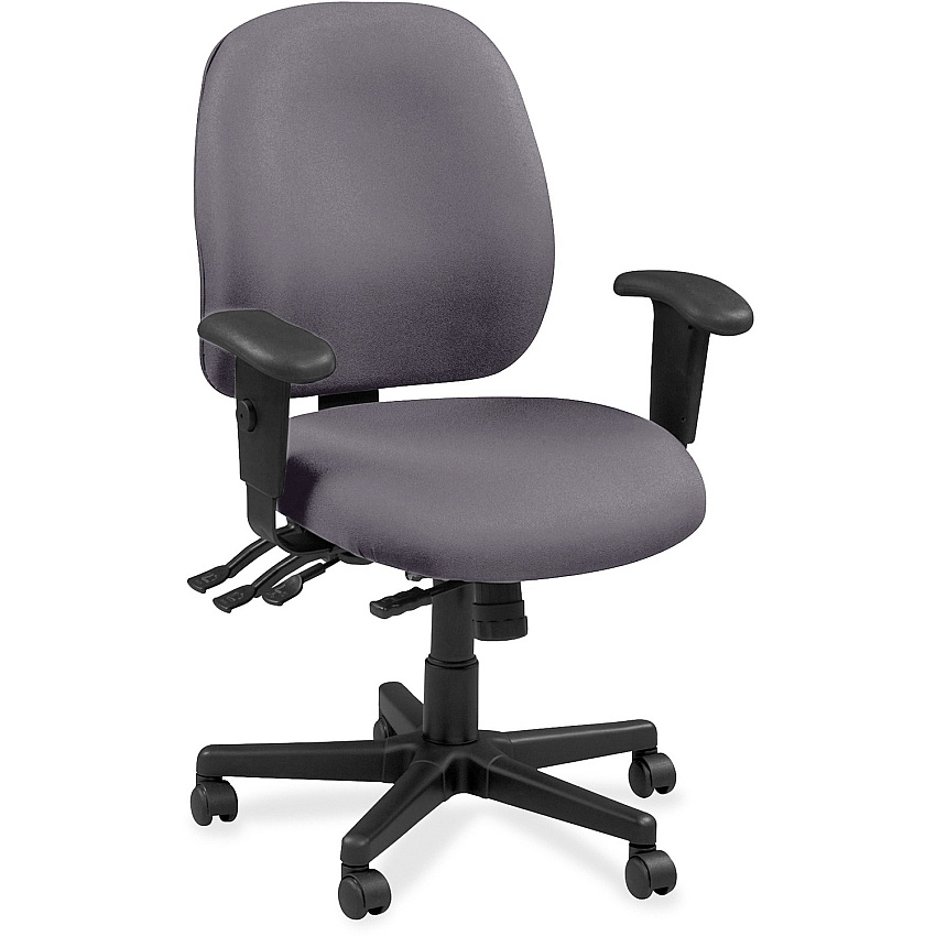 Eurotech Executive Chair Canyon Carbon - Vinyl, Fabric - 1 Each (49802101)
