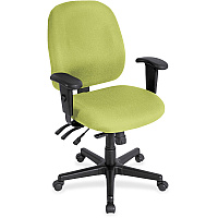 Eurotech 4x4sl with Seat Slider Apple Green Seat Color - Vinyl Seat Material - Apple Green Back Color - Vinyl Back Material - 5-star Base - Dillon Apple Green - Armrest - 1 Each (498SL009)