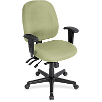 Eurotech 4x4sl with Seat Slider Sage Seat Color - Vinyl Seat Material - Sage Back Color - Vinyl Back Material - 5-star Base - Dillon Sage - Armrest - 1 Each (498SL069)