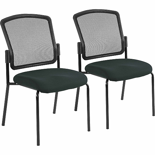 Eurotech dakota 2 Stackable Black Seat Color - Vinyl Seat Material - Four-legged Base - Dillon Black - 2 / Carton (7014076)