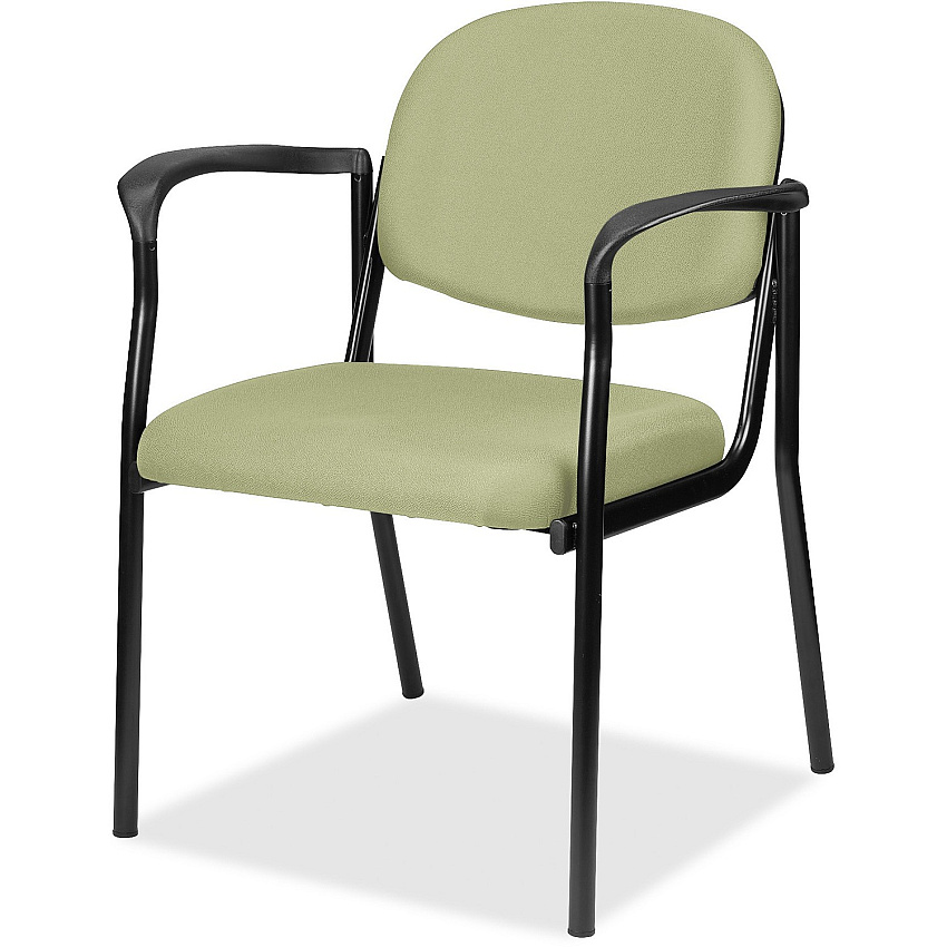 Eurotech dakota with Arms Sage Seat Color - Fabric, Vinyl Seat Material - Sage Back Color - Vinyl, Fabric Back Material - Four-legged Base - Dillon Sage - 1 Carton (8011069)