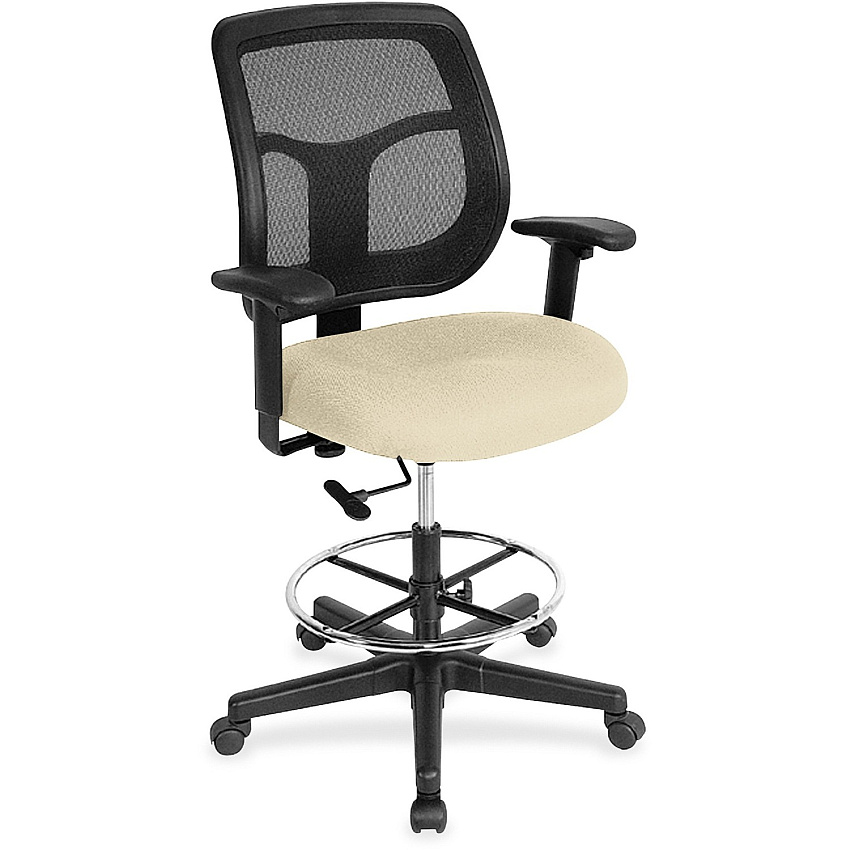 Eurotech Utility Stool Dillon Buff - Vinyl - 1 Each (DFT98007)