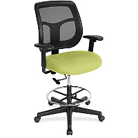 Eurotech Utility Stool Dillon Apple Green - Vinyl - 1 Each (DFT98009)