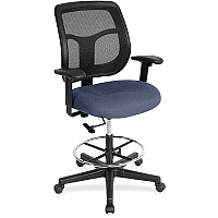 Eurotech Utility Stool Dillon Ocean - Vinyl - 1 Each (DFT98010)