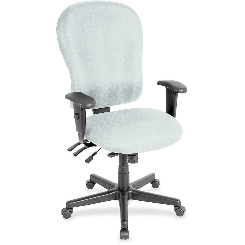 Eurotech 4x4xl High Back Task Chair Breezy Seat Color - Vinyl Seat Material - Breezy Back Color - Vinyl Back Material - High Back - 5-star Base - Castillo Breezy - Armrest - 1 Each (FM4080102)