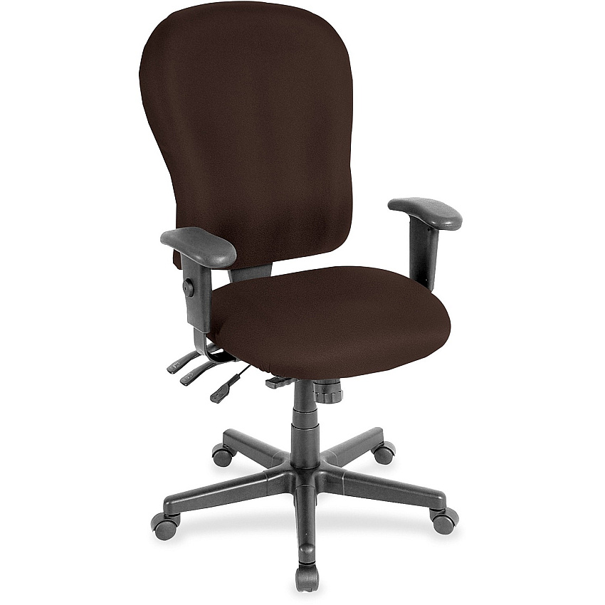 Eurotech 4x4xl High Back Task Chair Nightfall Seat Color - Vinyl Seat Material - Nightfall Back Color - Vinyl Back Material - High Back - 5-star Base - Canyon Nightfall - Armrest - 1 Each (FM4080105)