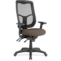 Eurotech Executive Chair Fabric Seat Material - High Back - Dillon Java - Vinyl - 1 Each (MFH9SL077)