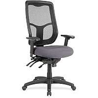 Eurotech Executive Chair Fabric Seat Material - High Back - Canyon Carbon - Vinyl - 1 Each (MFH9SL101)