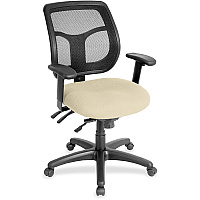 Eurotech Apollo Multi-Function Task Chair Buff Seat Color - Fabric, Vinyl Seat Material - 5-star Base - Dillon Buff - Armrest - 1 Each (MFT945007)