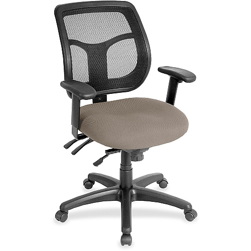 Eurotech Apollo Multi-Function Task Chair Stratus Seat Color - Fabric, Vinyl Seat Material - 5-star Base - Dillon Stratus - Armrest - 1 Each (MFT945008)