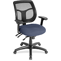 Eurotech Apollo Multi-Function Task Chair Ocean Seat Color - Fabric, Vinyl Seat Material - 5-star Base - Dillon Ocean - Armrest - 1 Each (MFT945010)