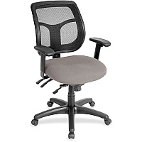 Eurotech Apollo Multi-Function Task Chair Metal Seat Color - Fabric, Vinyl Seat Material - 5-star Base - Castillo Metal - Armrest - 1 Each (MFT945071)