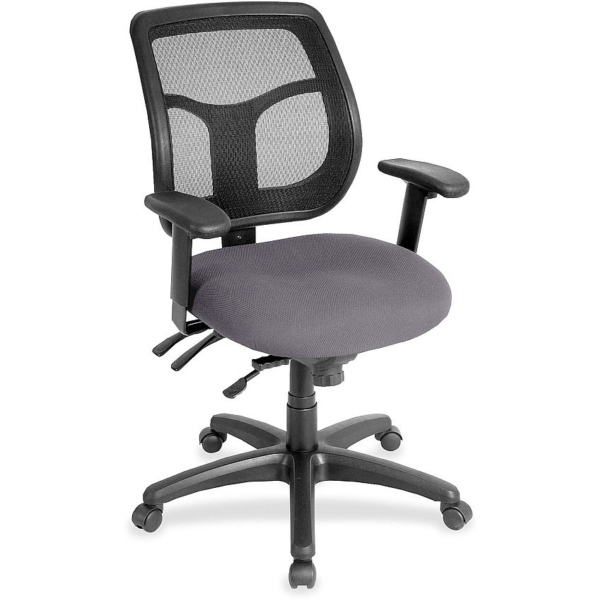 Eurotech Task Chair Carbon Seat Color - Fabric, Vinyl Seat Material - Canyon Carbon - 1 Each (MFT945101)