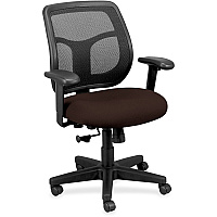 Eurotech Apollo Mid-back Task Chair Nightfall Seat Color - Vinyl, Fabric Seat Material - Mid Back - 5-star Base - Canyon Nightfall - 1 Each (MT9400105)