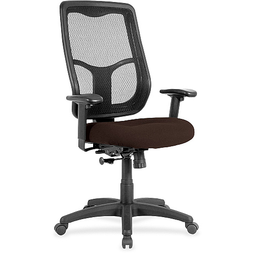 Eurotech Apollo High-back with Ratchet Back Nightfall Seat Color - Fabric, Vinyl Seat Material - High Back - 5-star Base - Canyon Nightfall - 1 Each (MTHB94105)