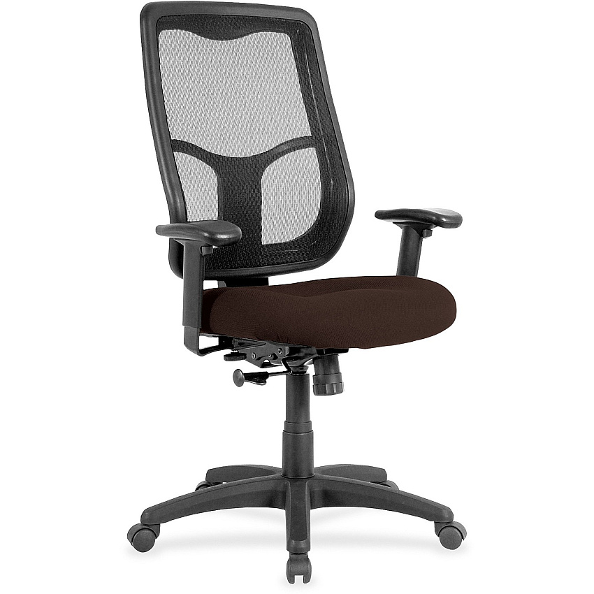 Eurotech Apollo High-back with Ratchet Back Nightfall Seat Color - Fabric, Vinyl Seat Material - High Back - 5-star Base - Canyon Nightfall - 1 Each (MTHB94105)