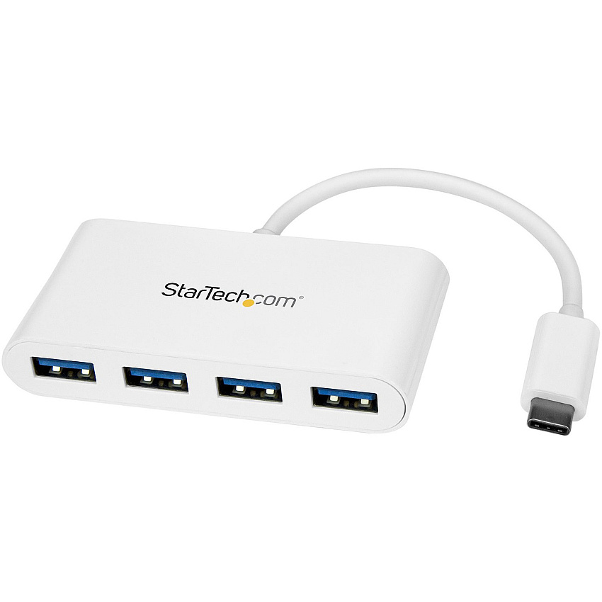 StarTech 4 Port Usb C Hub - Usb 3.0 Type-a 5gbps (HB30C4ABW)