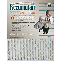 Accumulair Platinum Air Filter For Air Conditioner, Furnace - Remove Mold Spores, Removes Mildew, Remove Bacteria, Remove Micro Organisms, Remove Allergens, Remove Dust, Remove Smoke, Remove Pet Dander, Remove Dust Mite - 13