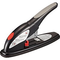 Business Source Heavy-duty Desktop Stapler Staples Upto 140 Sheet - Holds Upto 100 Staple - Front Loading - 1 Each - Black (BSN62839)