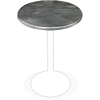 Holland Bar Stools Utility Table Top Round Top - 30" Table Top Diameter - Black Steel - 2 / Carton (OD30RBLKSTL)