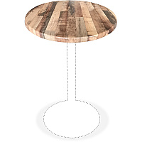 Holland Bar Stools Utility Table Top Round Top - 36" Table Top Diameter - Rustic - 2 / Carton (OD36RRUSTIC)