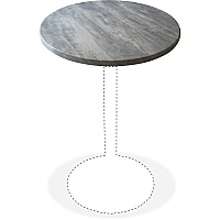 Holland Bar Stools Utility Table Top Graystone Round Top - 36" Table Top Diameter - 2 / Carton (OD36RGRYSTN)