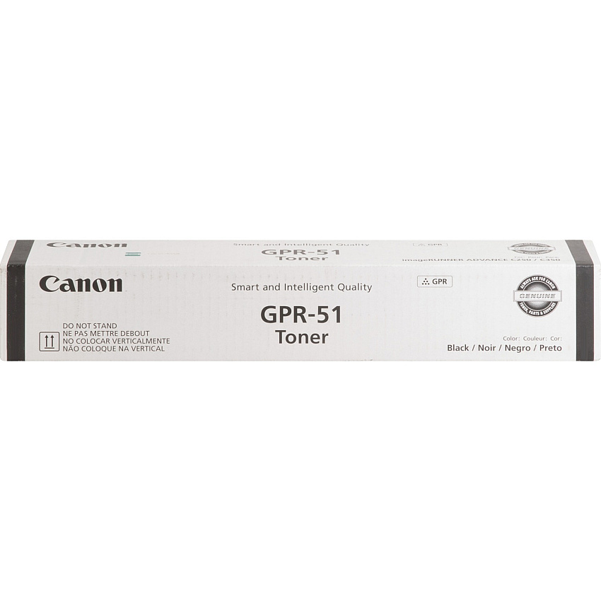 Canon GPR-51 Original Laser Toner Cartridge - Black - 1 Each 19000 Pages (GPR51BK)