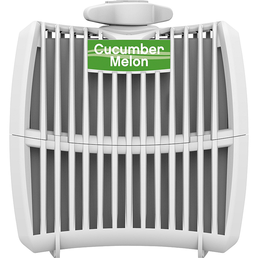 Genuine Joe Air Refreshener Refill Cartridge Cucumber Melon - Long Lasting, Odor Neutralizer - 12 / Carton (GJO99661)