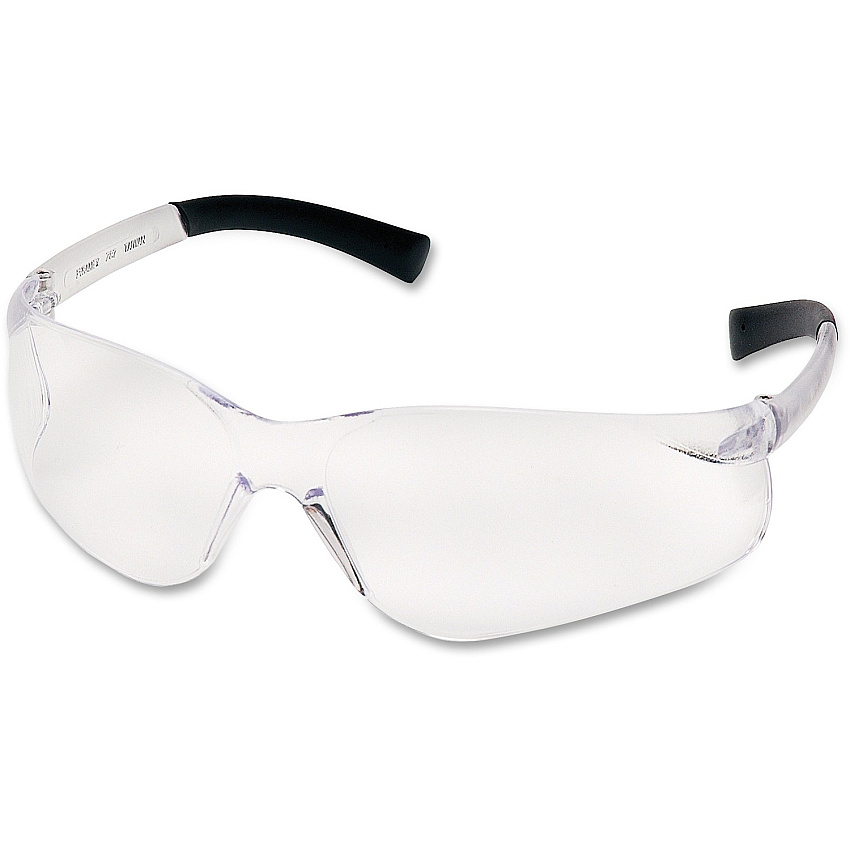 ProGuard Classic 820 Series Safety Eyewear Ultraviolet Protection - Clear - Frameless, Non-Slip Temple, Wraparound Lens, High Visibility, Comfortable, Rubber Tipped Temples - 12/Box - 12 / Carton (8010CT)