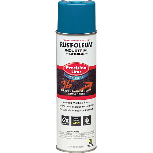 Rust-Oleum Industrial Choice Precision Line Marking Paint 1 Color(s) - Caution Blue - 17 fl oz - 1 Each (203031)