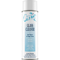 Claire Gleme Glass Cleaner 19 fl oz (0.6 quart) - Clean & Fresh Scent - Film-free, Non-drip, Non-streaking, Ammonia-free, Quick Drying, Rinse-free, CFC-free - White Can - 12 / Carton (CL050)