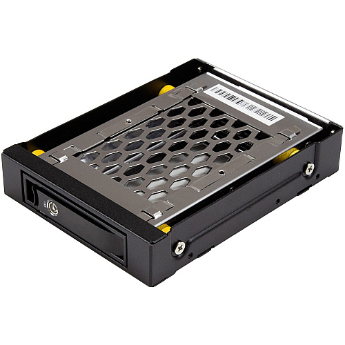 StarTech.com 2.5 SATA Drive Hot Swap Bay for 3.5" Front Bay - 2.5in SATA SSD/HDD Hard Drive Rack - Anti-Vibration - Mobile Rack Hot swap drives in the front bay of your computer or server, and safeguard your data with anti-vibration protectio (SATBP125VP)