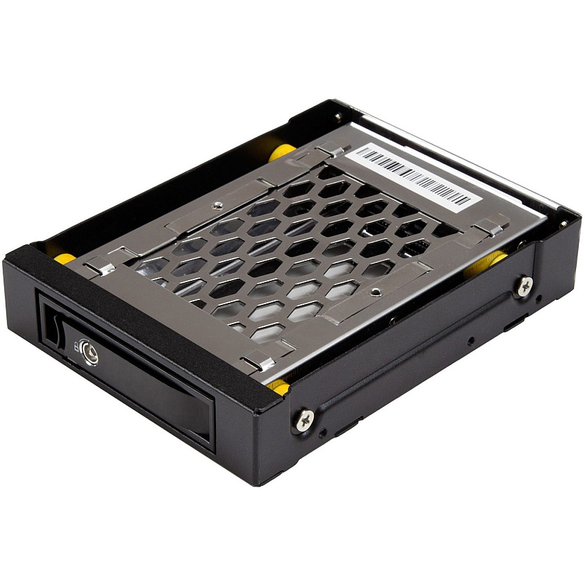 StarTech.com 2.5 SATA Drive Hot Swap Bay for 3.5" Front Bay - 2.5in SATA SSD/HDD Hard Drive Rack - Anti-Vibration - Mobile Rack Hot swap drives in the front bay of your computer or server, and safeguard your data with anti-vibration protectio (SATBP125VP)