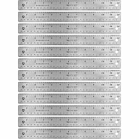 Westcott Stainless Steel Rulers 12