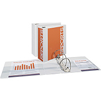 Avery&reg; Durable View Binders - EZD Rings 4" Binder Capacity - Letter - 8 1/2" x 11" Sheet Size - 780 Sheet Capacity - 3 Ring(s) - Fastener(s): D-Ring - Pocket(s): 4, Internal - Poly - White - Recycled - Easy Insert Spine, Exposed Rivet, Gap-f (09801BD)