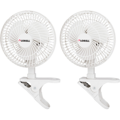 Lorell 6" Personal Clip-On Fan (44552BD)