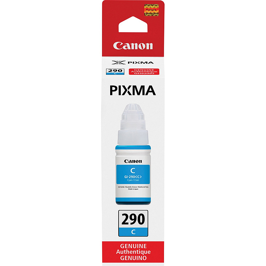 Canon PIXMA GI-290 Ink Bottle Inkjet - Cyan - 7000 Pages - 70 mL - 1 Each (GI290C)
