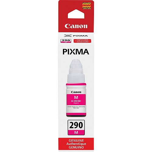 Canon PIXMA GI-290 Ink Bottle Inkjet - Magenta - 7000 Pages - 70 mL - 1 Each (GI290M)