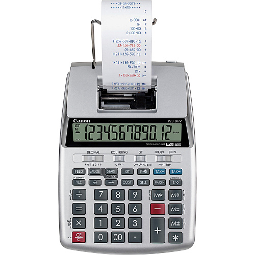 Canon P23-DHV-3 12-digit Printing Calculator
