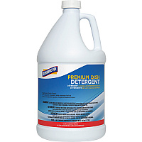Genuine Joe Premium Dish Detergent, Concentrate, 1 Gallon, Blue ( Concentrate - 128 fl oz (4 quart) - Recommended For: Grease Remover - Film-free - Blue - 1 Each GJO99678)