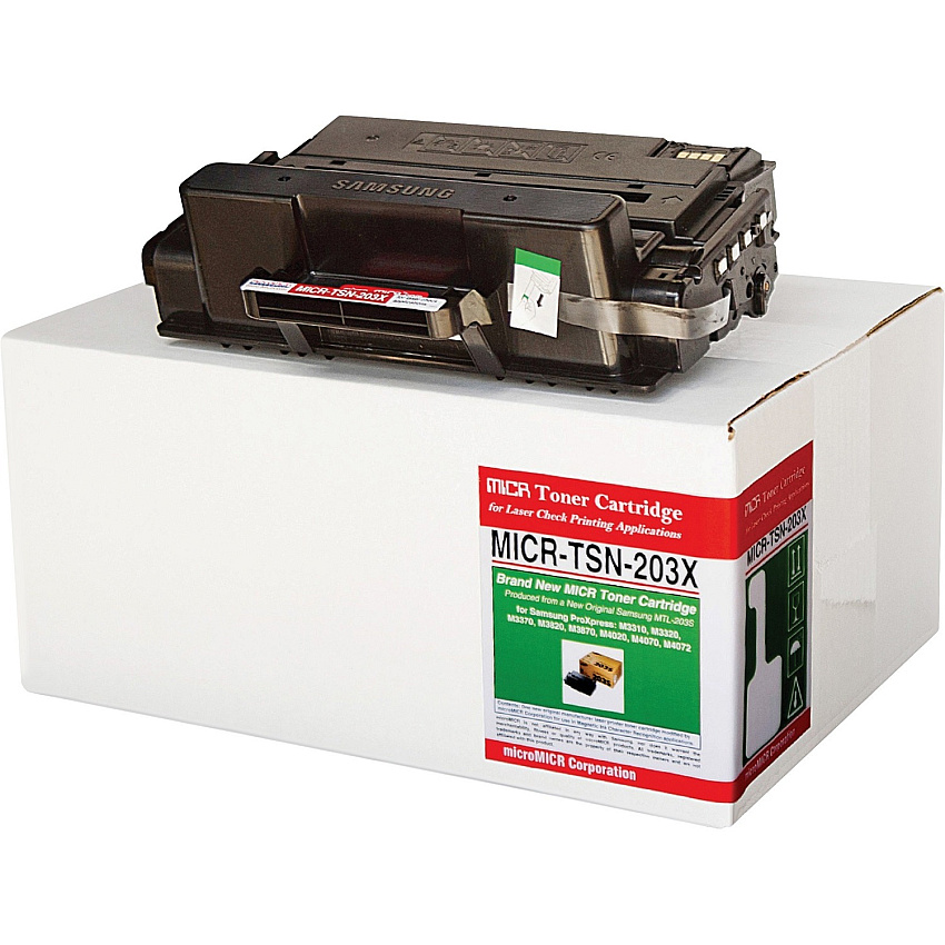 microMICR High Yield Laser Toner Cartridge - Alternative for Samsung MTL203X - Black - 1 Each 6000 Pages (MICRTSN203X)