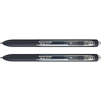 Paper Mate InkJoy Gel Pen 0.77 mm Pen Point - Retractable - Black Ink - Blue Barrel - 2 / Pack (1951634)