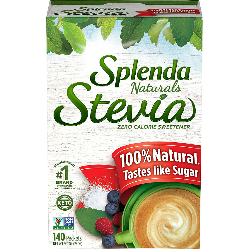 Splenda Naturals Stevia Sweetener Stevia Flavor - Natural Sweetener - 140/Box (00232)