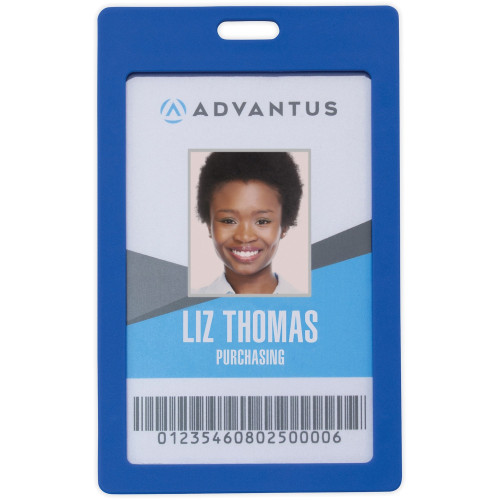 Advantus Vertical Rigid ID Badge Holder (97067)