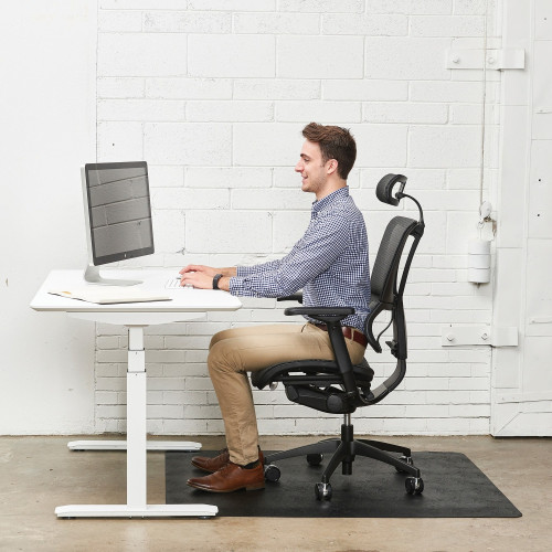 Deflecto Ergonomic Sit-Stand Chairmat (CM24442FBKSS)