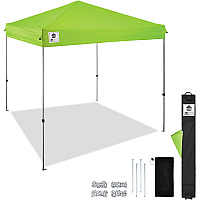 Ergodyne Instant Shelter Canopy Canopy StyleLime - Polyester, Polyurethane - Steel Frame (12910)